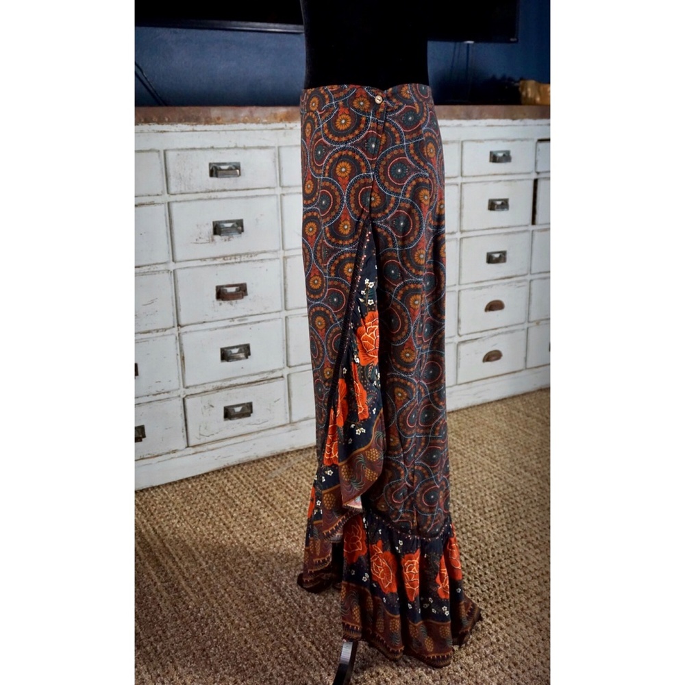 Anthropologie Farm Rio Cordoba Maxi Skirt New S - Picture 5 of 11